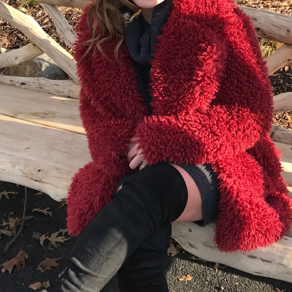 Fuzzy Oversized Coat